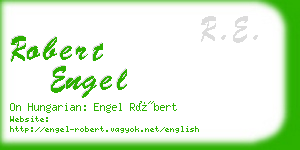 robert engel business card